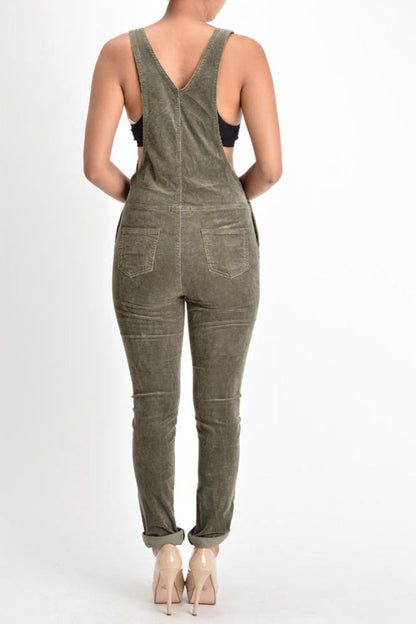 Women's Corduroy Overalls