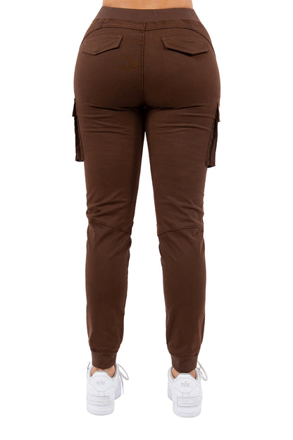 Women's Essential Colored Cargo Joggers (New Colorway)