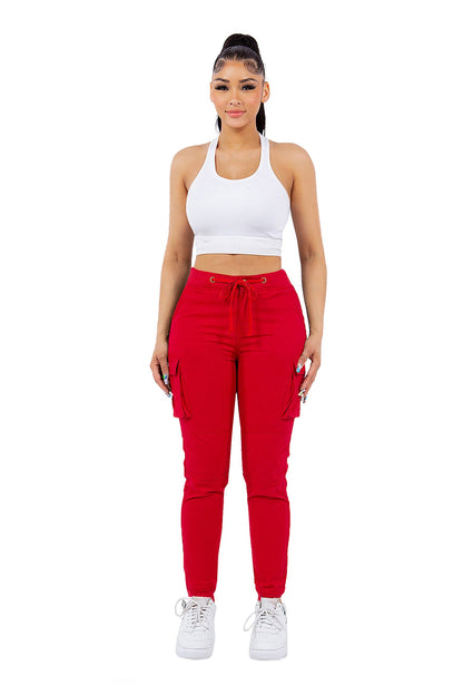 Women's Essential Colored Cargo Joggers (New Colorway)