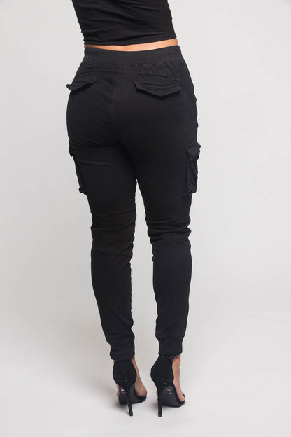 Women's Essential Colored Cargo Joggers