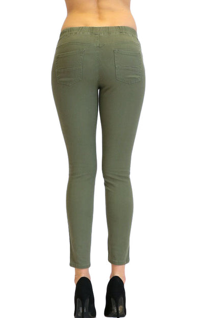 Women's Destroyed Side Striped Band Joggers