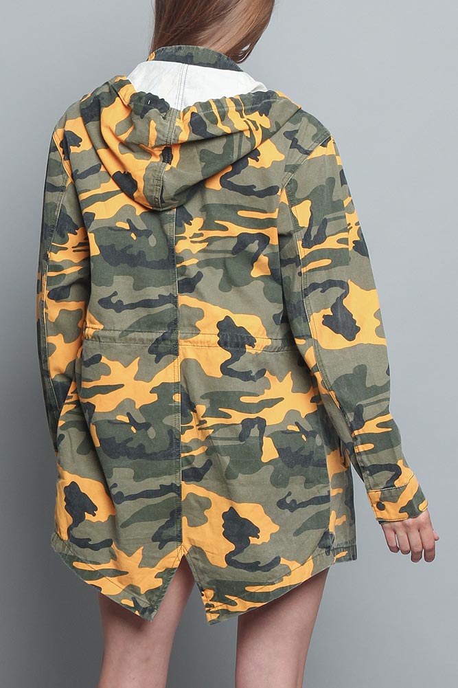 Colored Camo Field Jacket