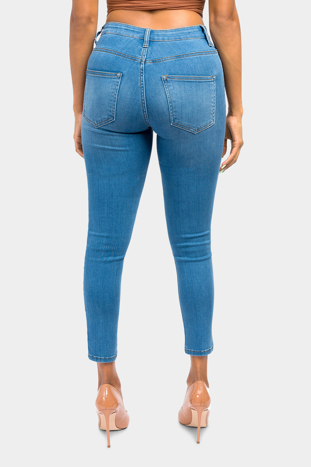 Essential Mid Rise Skinny Jeans