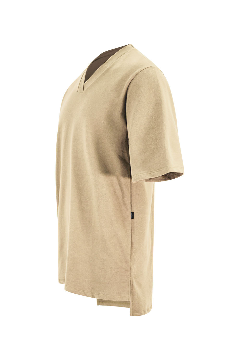 Essential Oversized Plain V-Neck T-Shirt