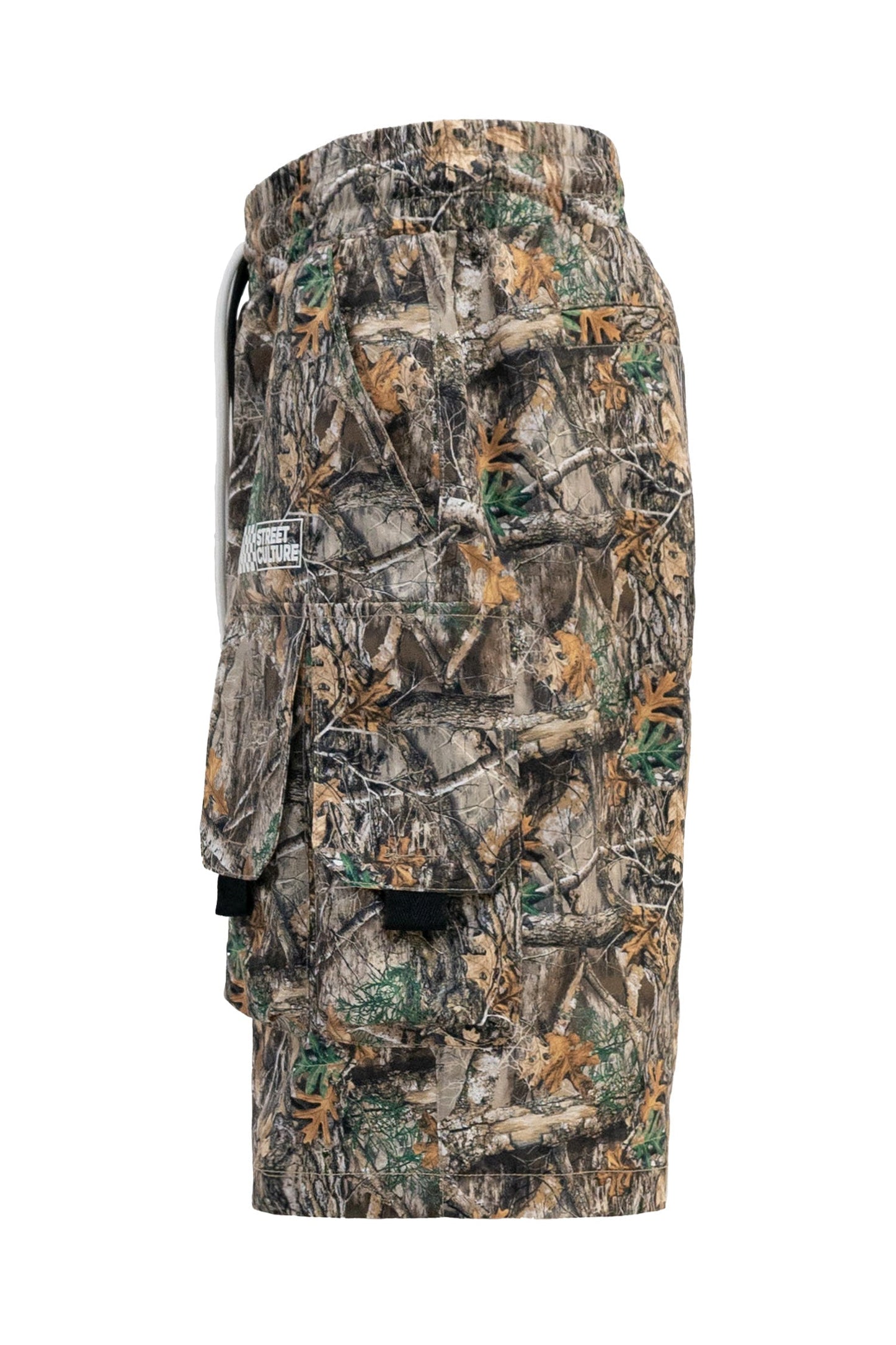 Men's Utility Camo Crop Over Shirt & Shorts Set
