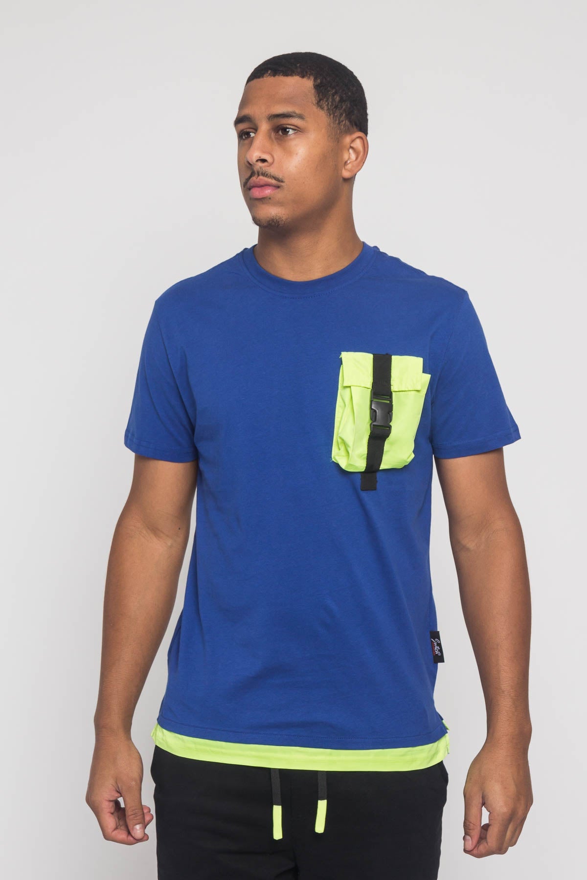 3D Buckled Pocket T-Shirt