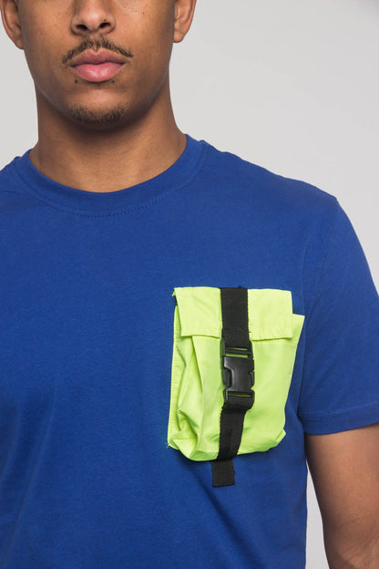 3D Buckled Pocket T-Shirt