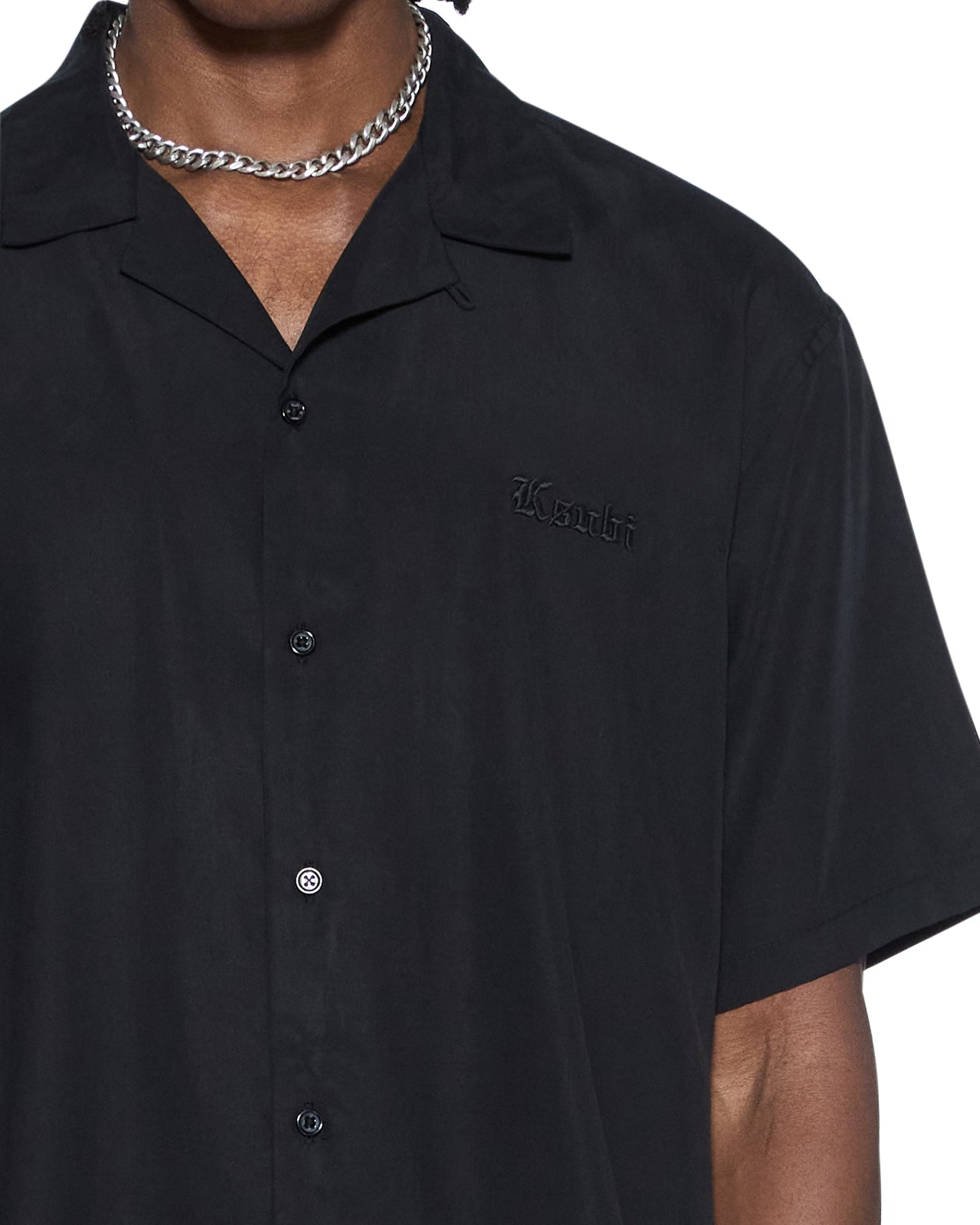 END DINER SS SHIRT SATIN BLACK