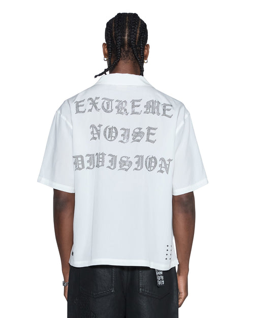 END DINER SS SHIRT SATIN WHITE