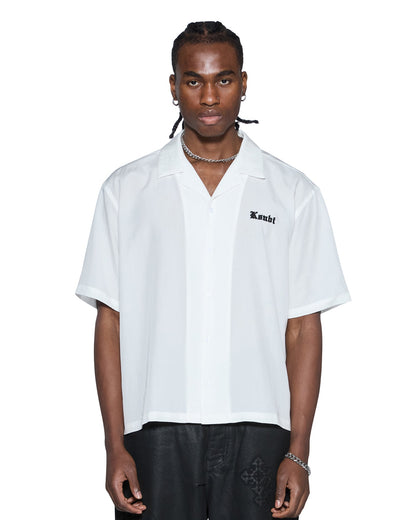 END DINER SS SHIRT SATIN WHITE