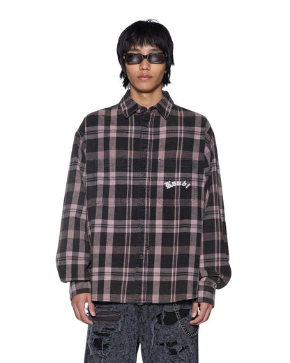 VULTURE FLANNEL LS SHIRT PLUM
