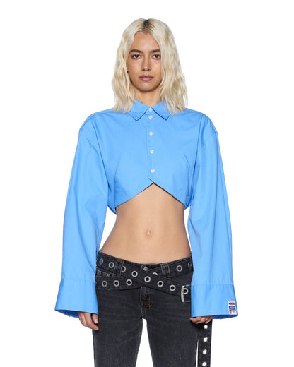 BARKER LS SHIRT AZURE