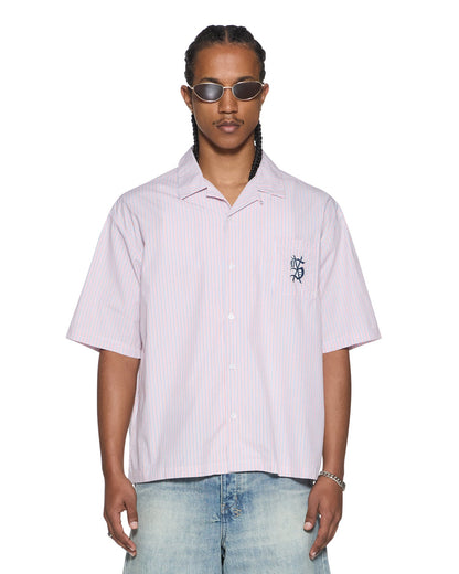EFFECT DINER SS SHIRT QUARTZ STRIPE