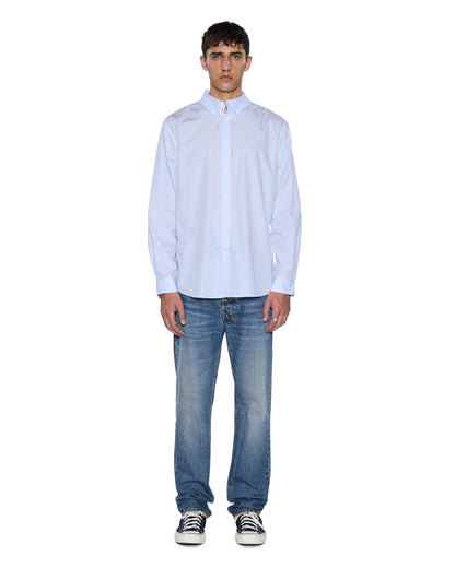 KADE LS SHIRT PIN BLUE