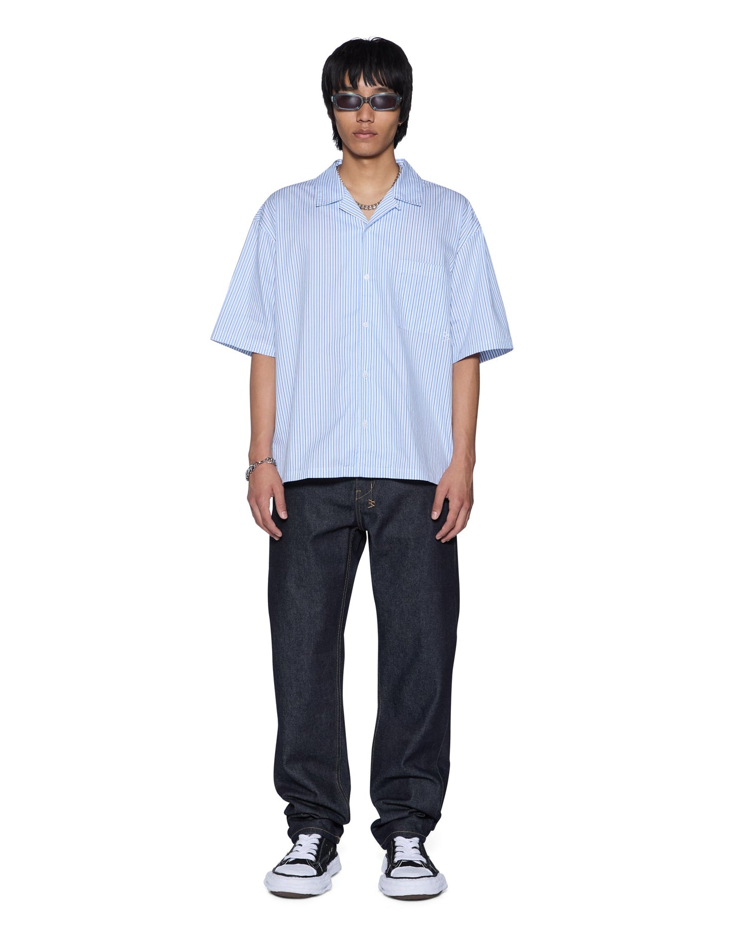 STATE DINER SS SHIRT OCEAN STRIPE