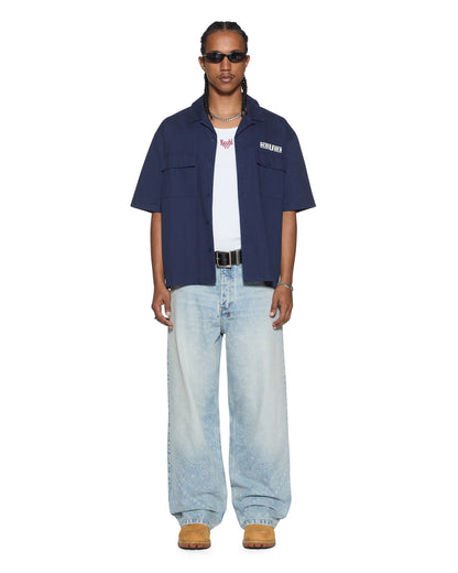 ZOOM BOILER SS SHIRT NAVY