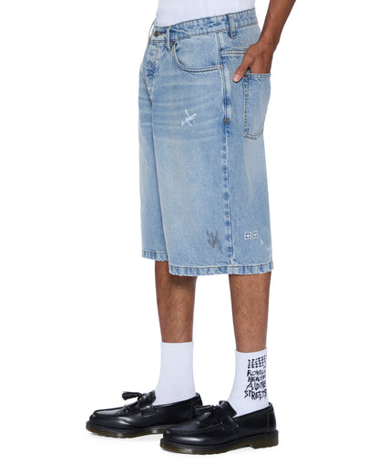 MAXX SHORT PAINTER BLUE