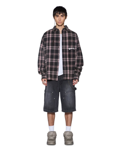 VULTURE FLANNEL LS SHIRT PLUM