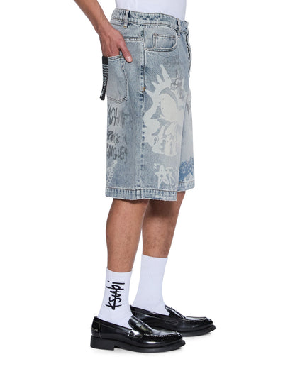 MAXX SHORT ROGUE BLUE GRAFFITI