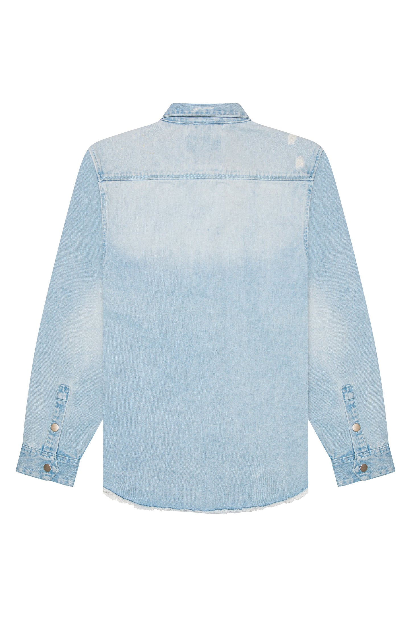 Ripped Denim Overshirt