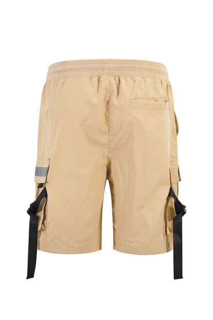 Men's Utility Tactical Reflective Tape Cargo Shorts