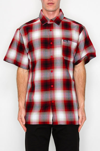 Plaid Short Sleeve Shirt