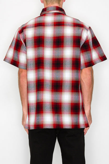 Plaid Short Sleeve Shirt