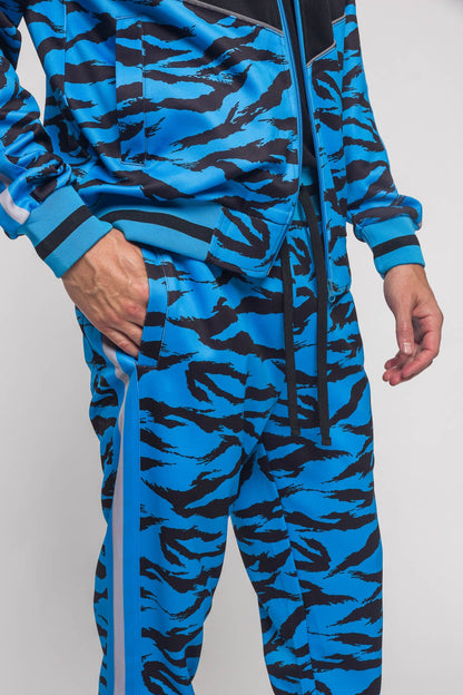 Reflective Tape Tiger Stripe Tracksuit