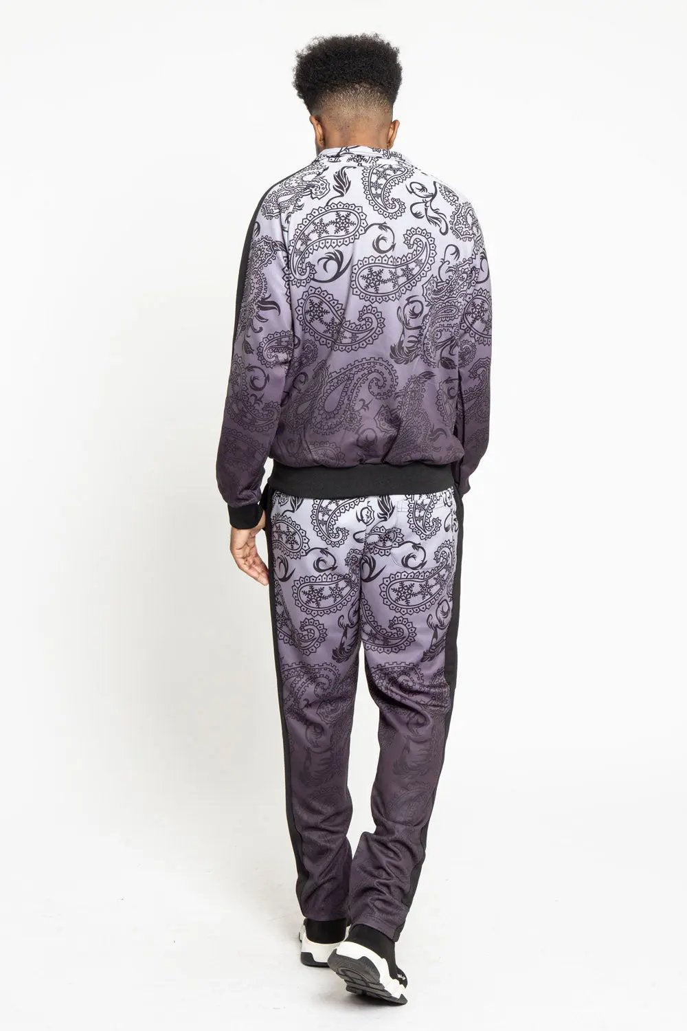 Paisley Gradient Ombre Track Suit Set