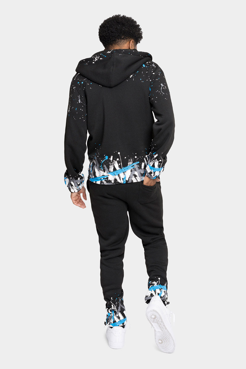 Paint Splatter Fleece Tracksuit