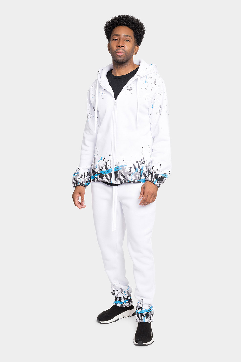 Paint Splatter Fleece Tracksuit