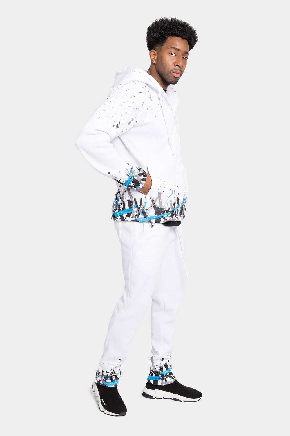 Paint Splatter Fleece Tracksuit