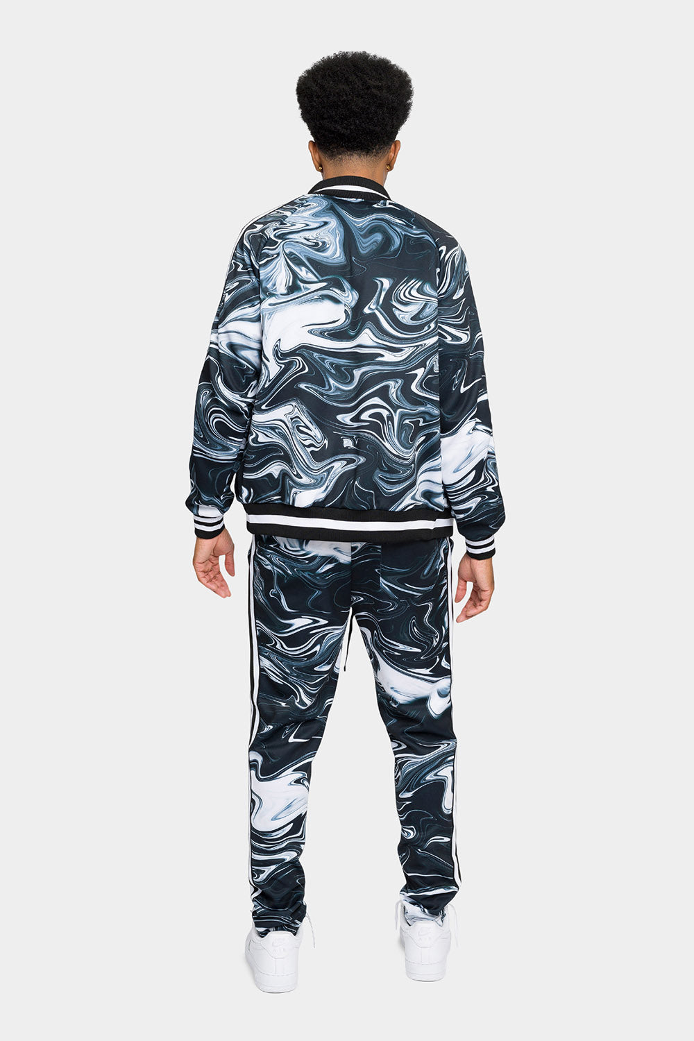 Smoky Marble Track Suit Set