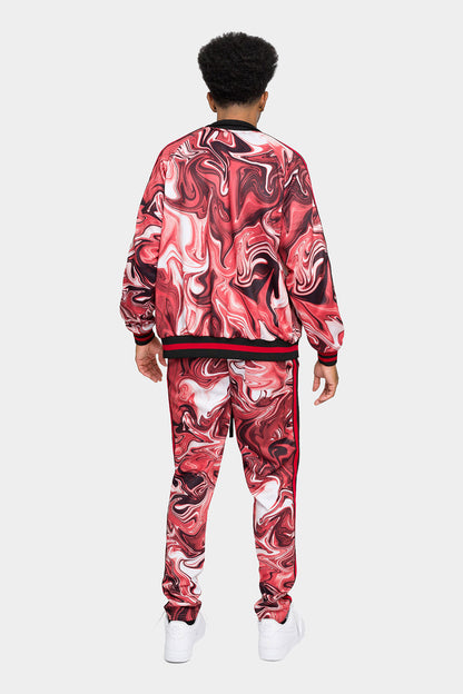 Smoky Marble Track Suit Set