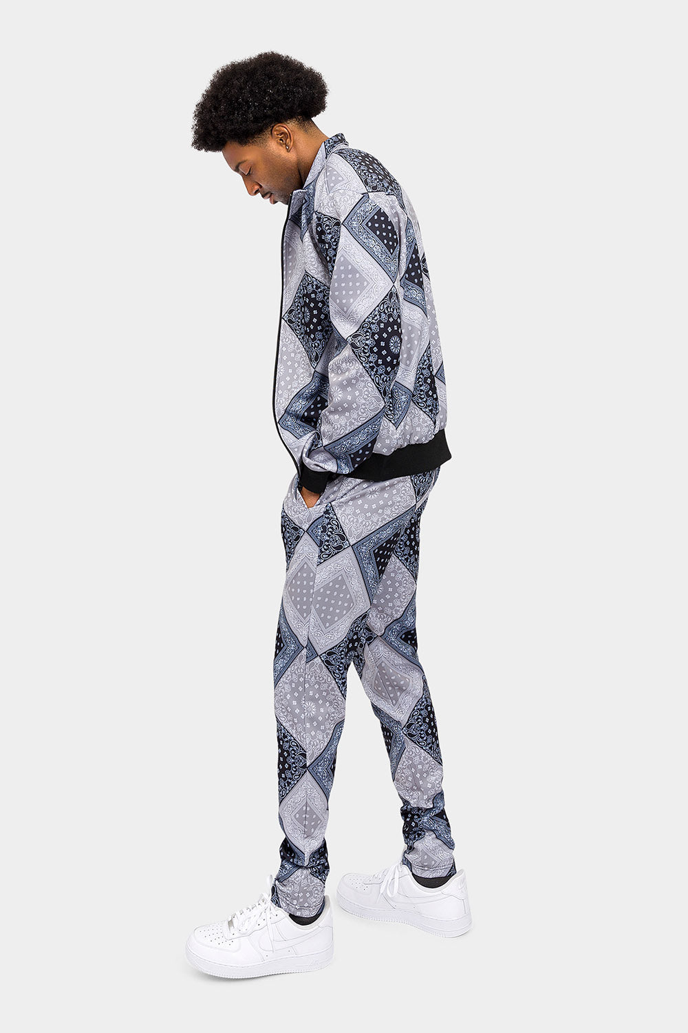 All Over Bandana Pattern Track Suit
