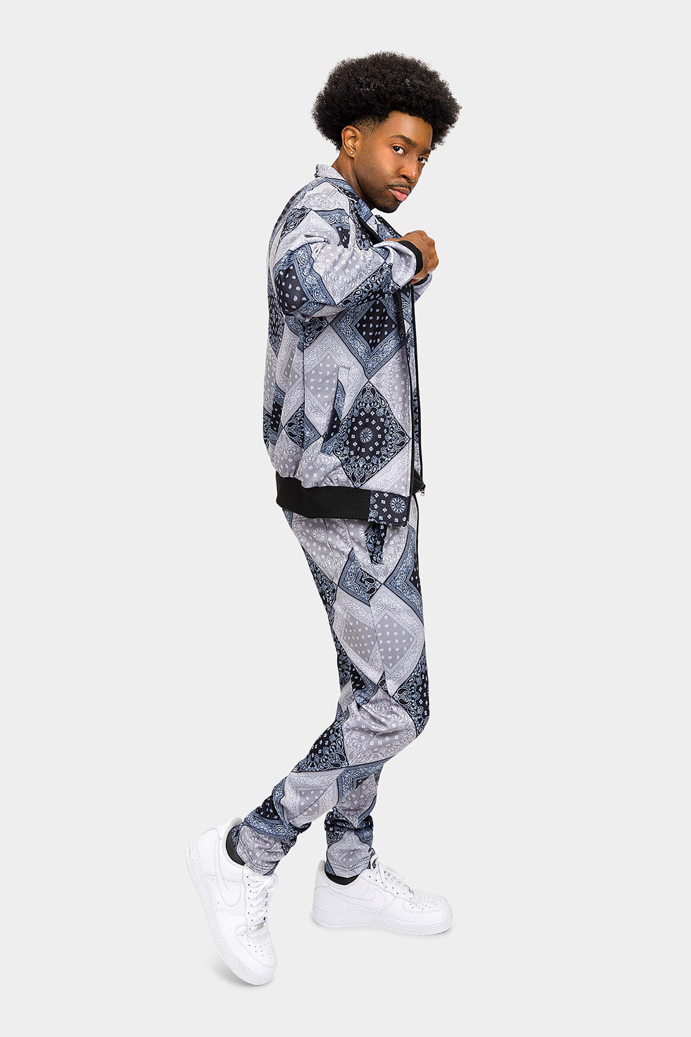 All Over Bandana Pattern Track Suit