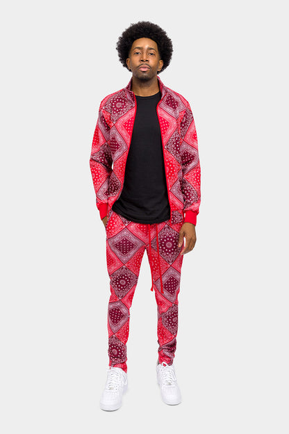 All Over Bandana Pattern Track Suit