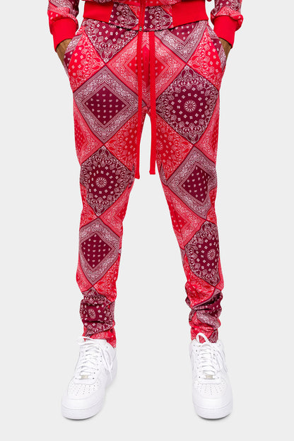 All Over Bandana Pattern Track Suit