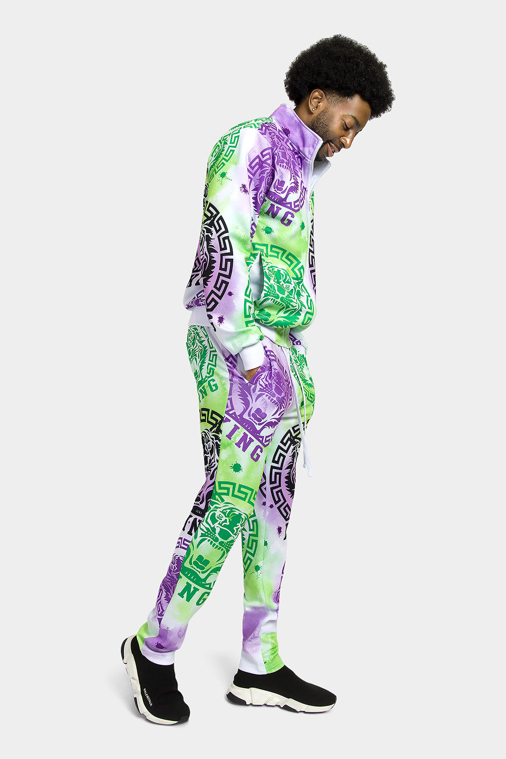 Tie Dye Tiger King Tracksuit