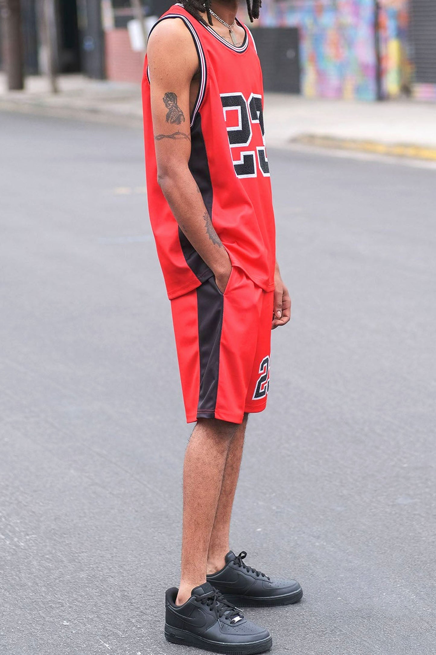 Men's Rhinestoned "23" Basketball Sets