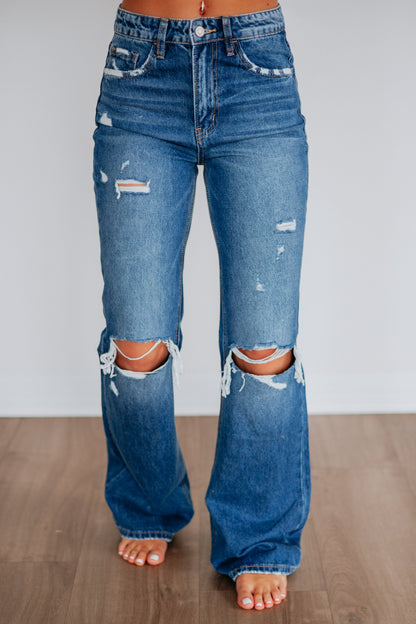 Thea Flying Monkey Jeans - Dark Wash