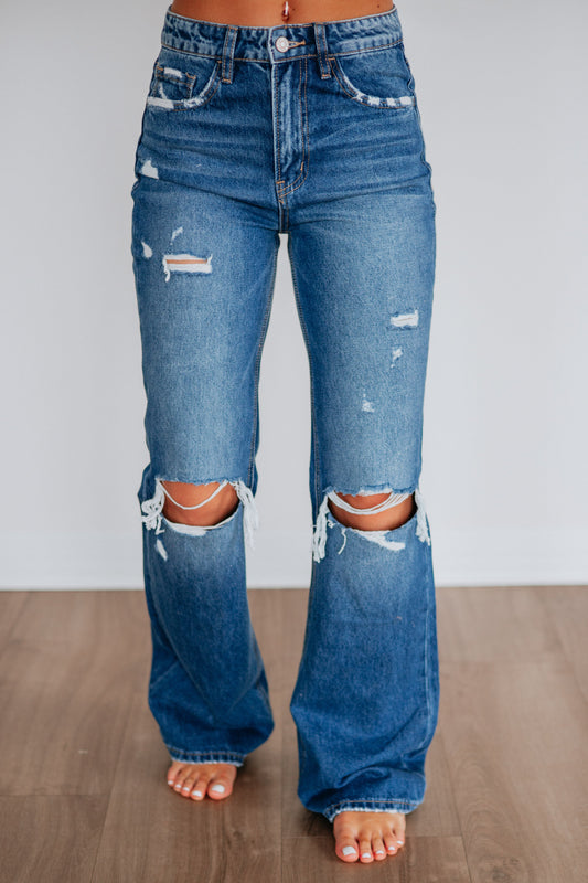 Thea Flying Monkey Jeans - Dark Wash