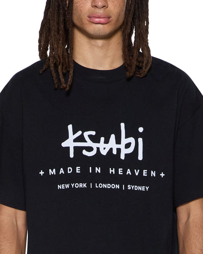 PLATED EKCESS SS TEE JET BLACK