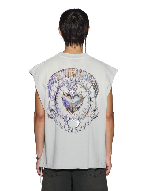 ANGUISH CUT OFF TANK KRETE GREY