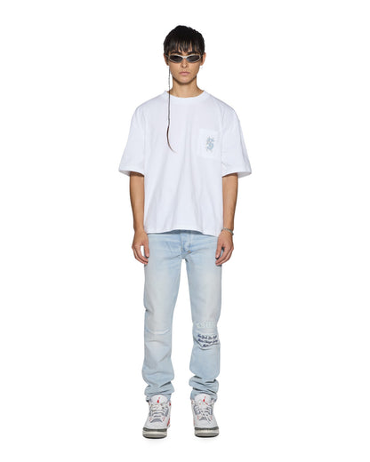 EFFECT EKCESS POCKET SS TEE TRU WHITE