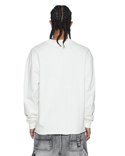 LAYBEL EKCESS LS TEE TRU WHITE