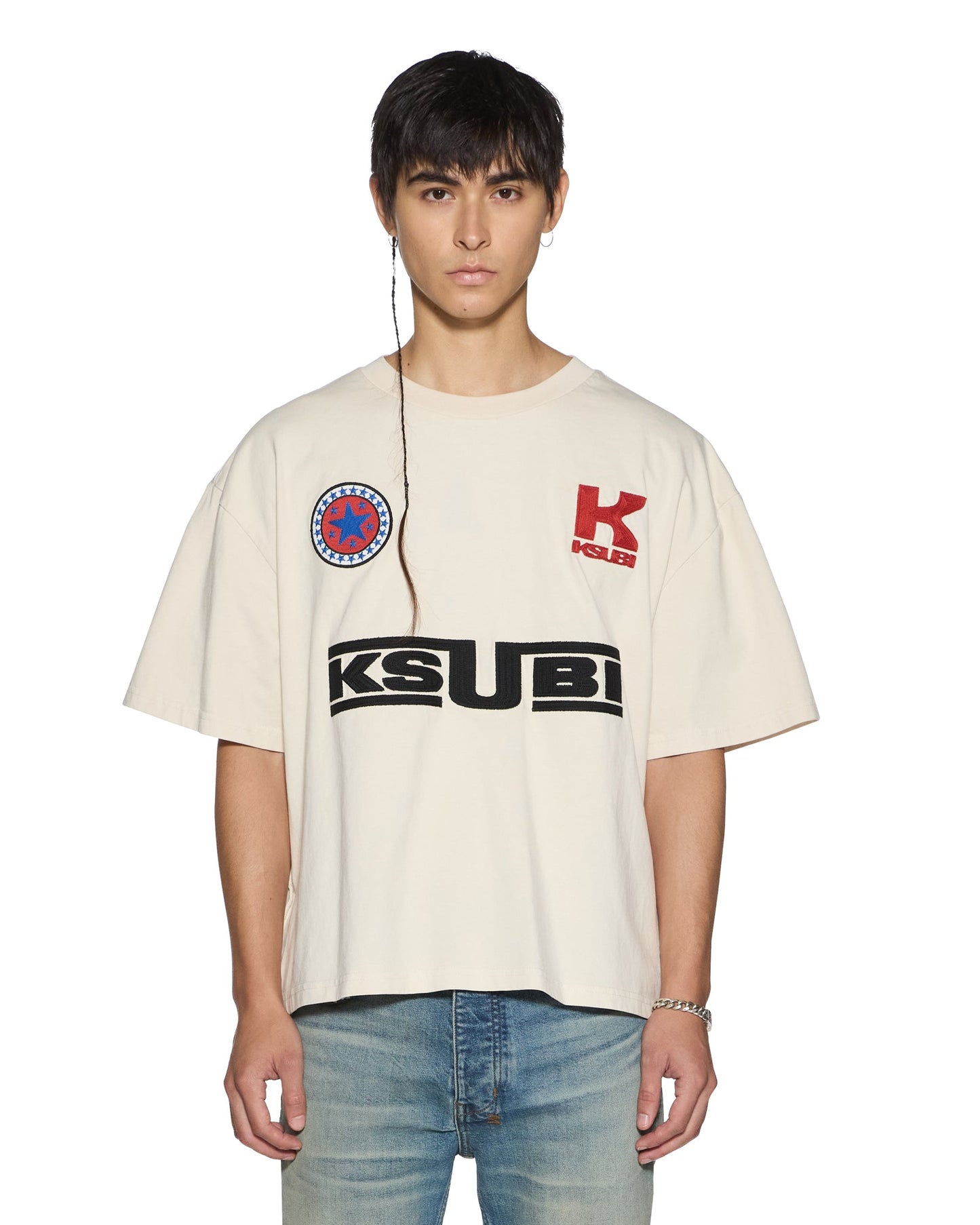 ZOOM HALEN SS TEE ECRU