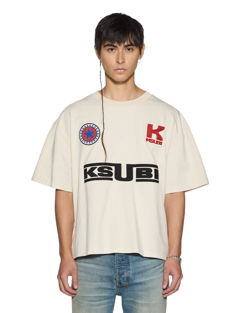 ZOOM HALEN SS TEE ECRU