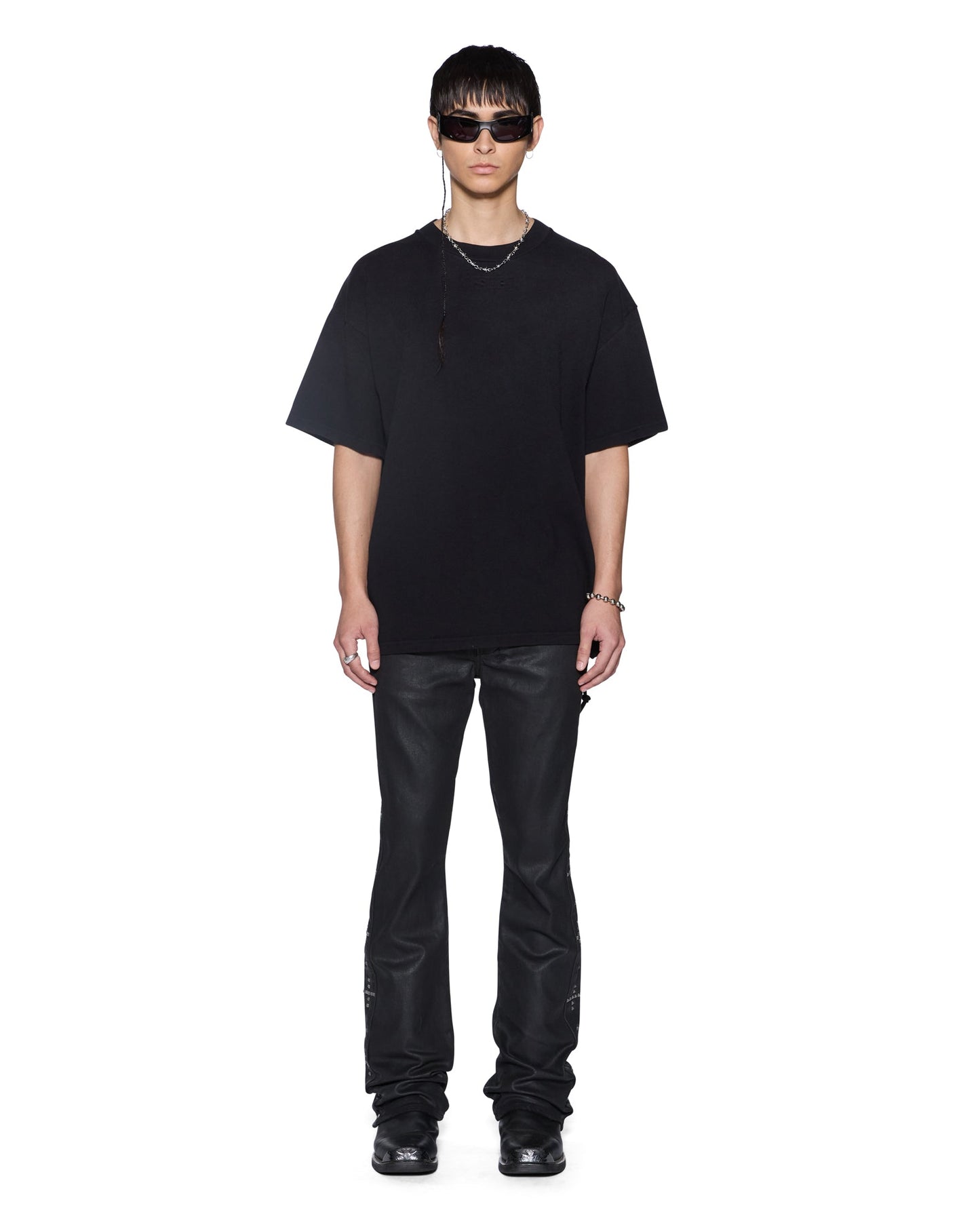 INTRUDER EKCESS SS TEE JET BLACK