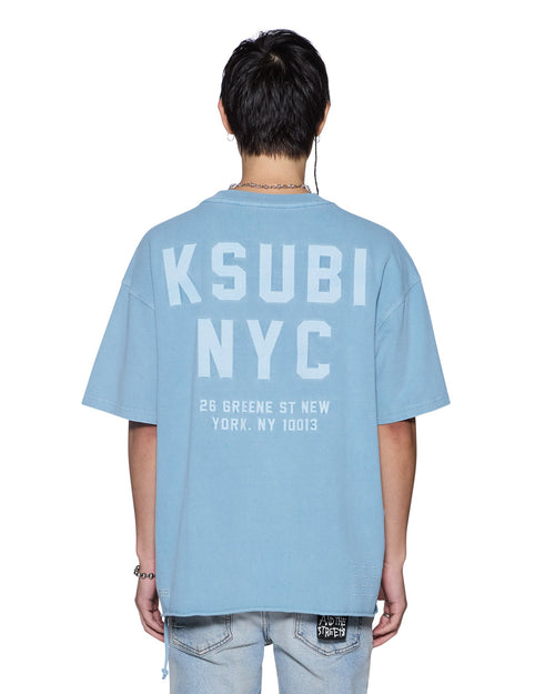 K-LOCK BIGGIE SS TEE SUMMER BLUE